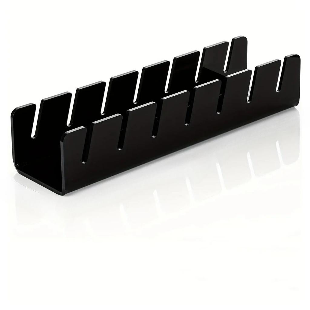 7-slot Convenient Storage Hat Rack Baseball Cap Display Rack Transparent Acrylic Home Wardrobe Hat Storage Store Decoration
