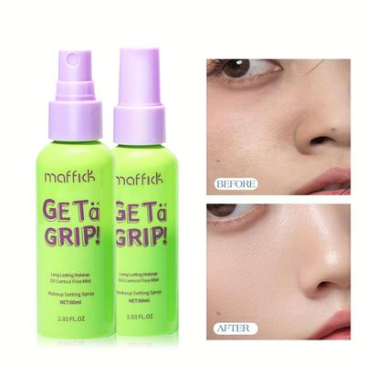 WateMakeup Setting Spray Feuchtigkeitsspendendes, mattes, langanhaltendes Ölkontrollspray, wasserfest, klares Make-up-Setting-Spray