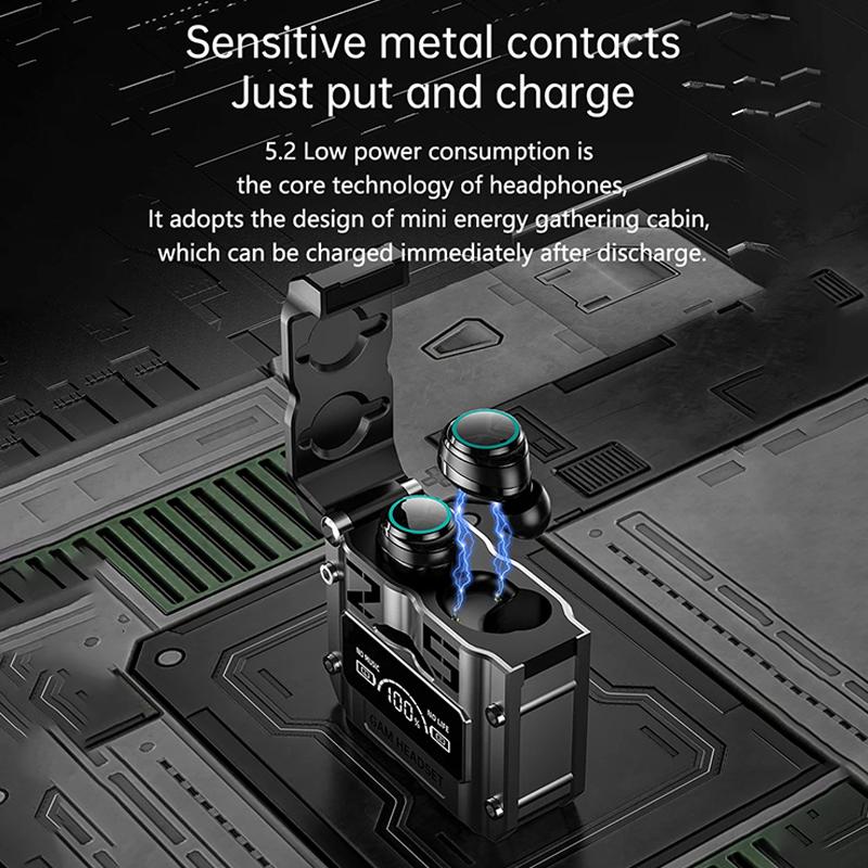 M25 Tws Wireless Headphones Earphones Bluetooth Touch Control Noise Reduction Stereo Waterproof Earbuds Headsets