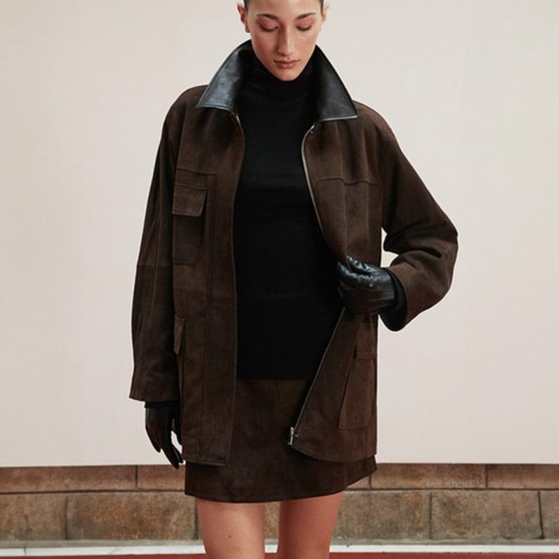 VERDEMAR Nappa Lambskin Leather glove_Women