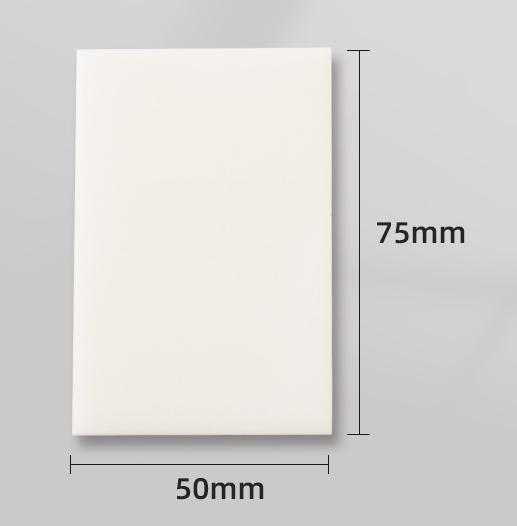 

50 Sheets Shiny Glitter Transparent Sticky Notes for School Student Note-taking