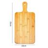Bamboo Cutting Boards for Kitchen Bamboo Chopping Board with Handles for Pizza Bread Steak Tray Baking Serving Board