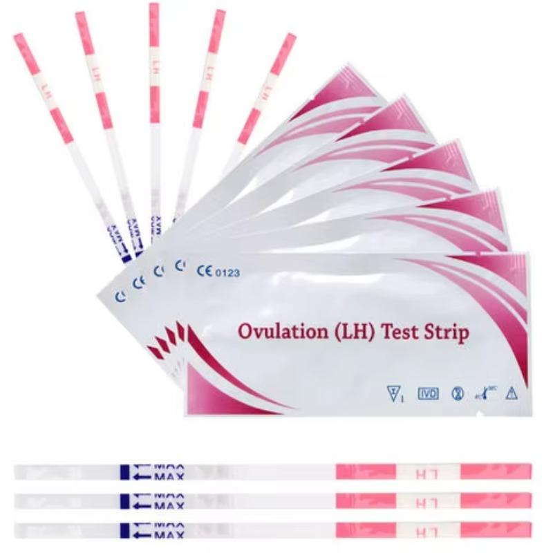 EGENS 20Pcs LH Ovulation Tests Over 99% Accuracy Test Kit Household Strips Urine Test Strips Pregnancy Test First Response