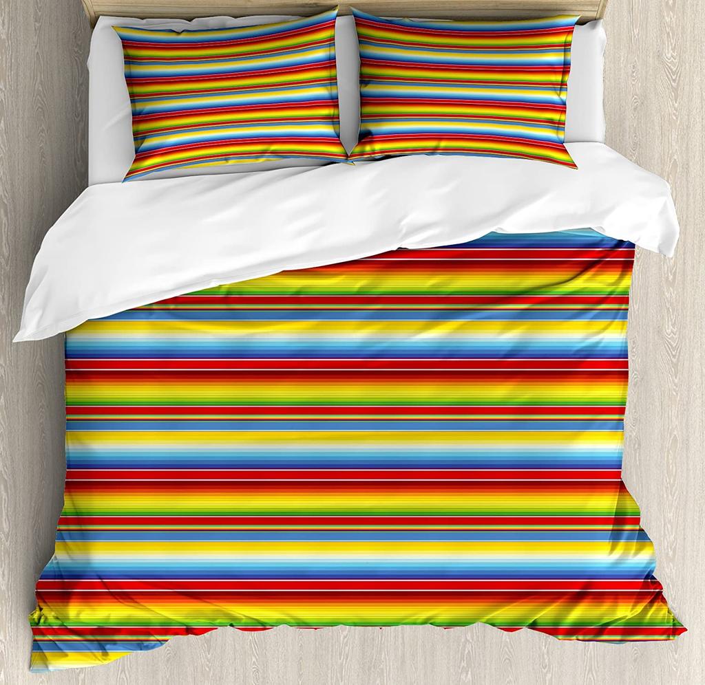 Lgbt Pride Rainbow Wood Printed Comfort Duvet Cover Pillow Case Home Textile Quilt Cover Boy Kid Teen Girl 3pcs Bedding Set