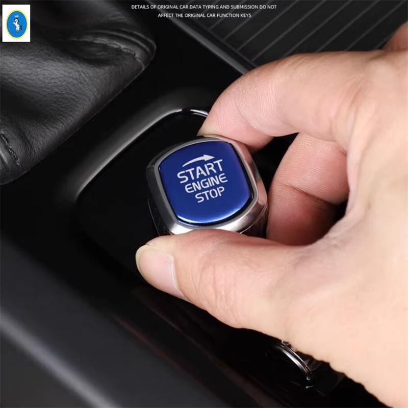 Metal START ENGINE STOP Button Sequin Decoration Cover Trim Car Styling Accessories Fit For Volvo XC60 S60 XC90 S90 V90