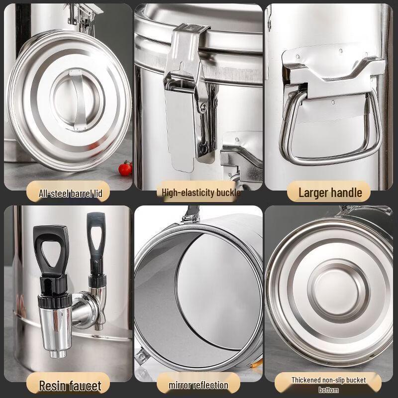 MIAOQIAO Commercial Stainless Steel Insulated Food Container