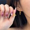 Bowknot Tassel Earings Stud New In Antique Golden Crafts Irregular Tassel Small Gold Bean Earrings for Women Wedding Jewelry