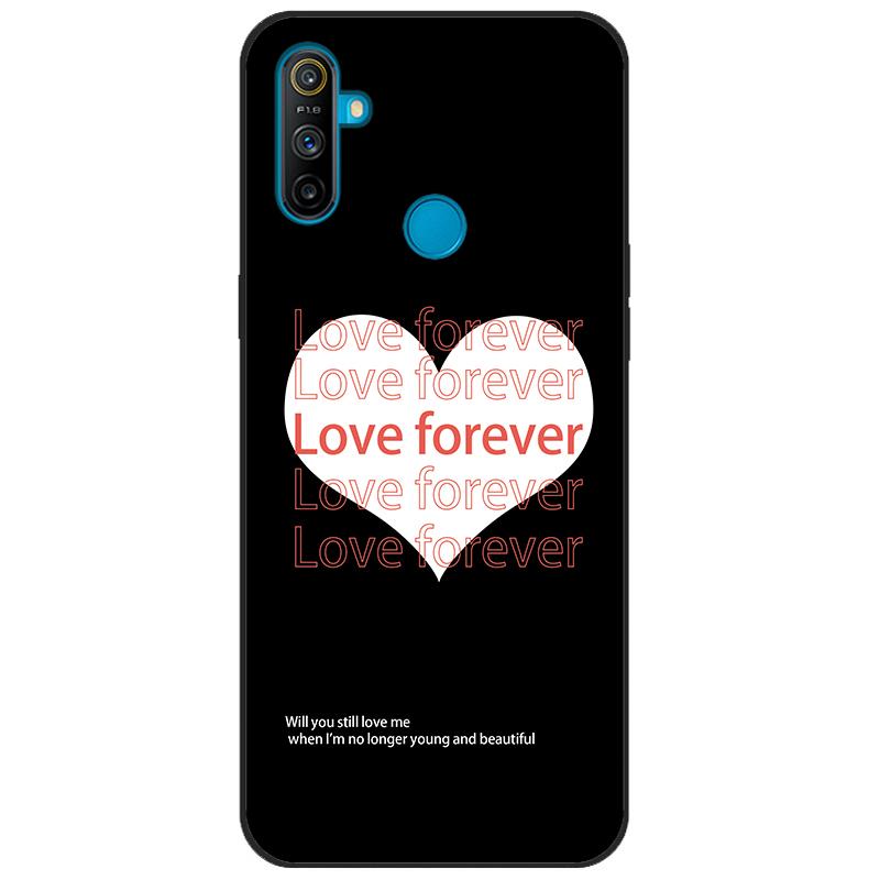 For Realme C3 Case Cover Soft Silicone TPU Patterned Back Cover For OPPO Realme C3 RMX2020 C 3 RealmeC3 Cartoon Phone Case Funda