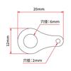 DRC Safety Wire Plate for Wire Lock, Oil Drain Bolt/Engine/Mission