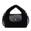 Autumn and winter popular portable fluffy bag women 2025 new fluffy commuter shoulder bag fashion shoulder messenger bag