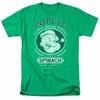 26 Popeye Fancy Spinat T-Shirt Herren Lizenziert IDW Comics T-Shirt Kelly Grün Unisex T-Shirt