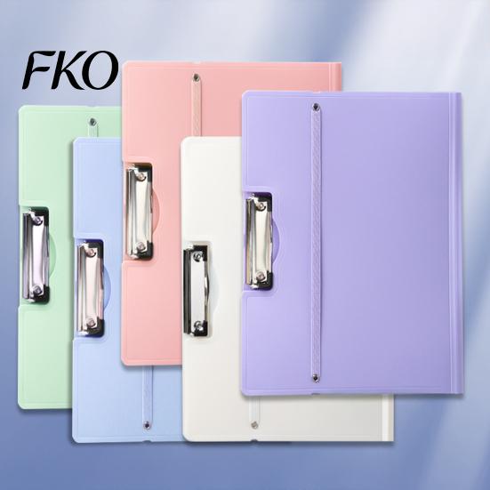A3 File Organizer Folder for Size Paper, Document Holder with Metal Wear-resistant Clip, Solid Color Clipboard Home School Office Supplies