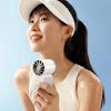 6 Gear Wind Mini Portable Fan LED Display Air Turbo Tech Handheld Turbo Fan Adjustable Ultra-quiet USB Rechargeable Fan Student