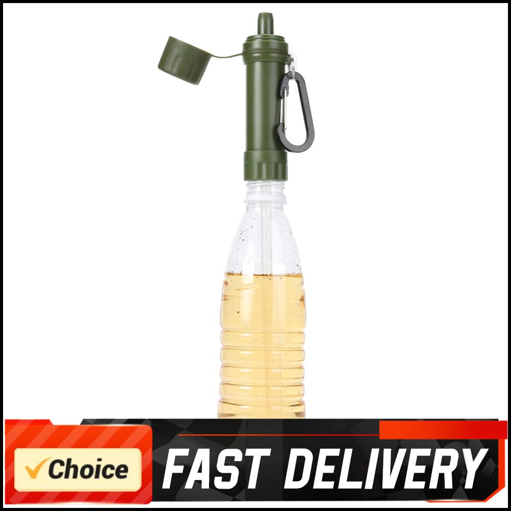 Outdoor Trinkwasserfilter Reiniger Notfall Leben Tragbar Überleben Strohhalm Wasserfilter für Klettern Reisen Camping
