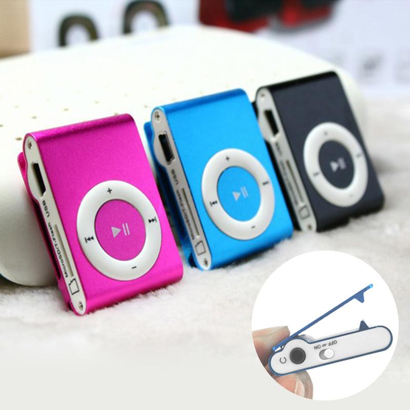 Buy Metal Clip Style Mini MP3 Plugging Card Player Mini Metal Clip MP3