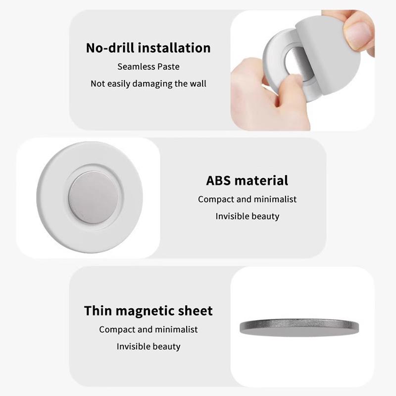 Remote Control Magnetic Tape Tv Air Conditioning Remote Control Wall Fixed Storage No Drilling Wall Mounted Strong Magnetic Hook
