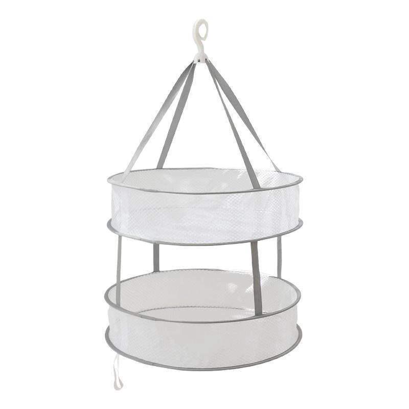 Round Hanging Wool Sweater Drying Net Rack for Underwear and Clothes