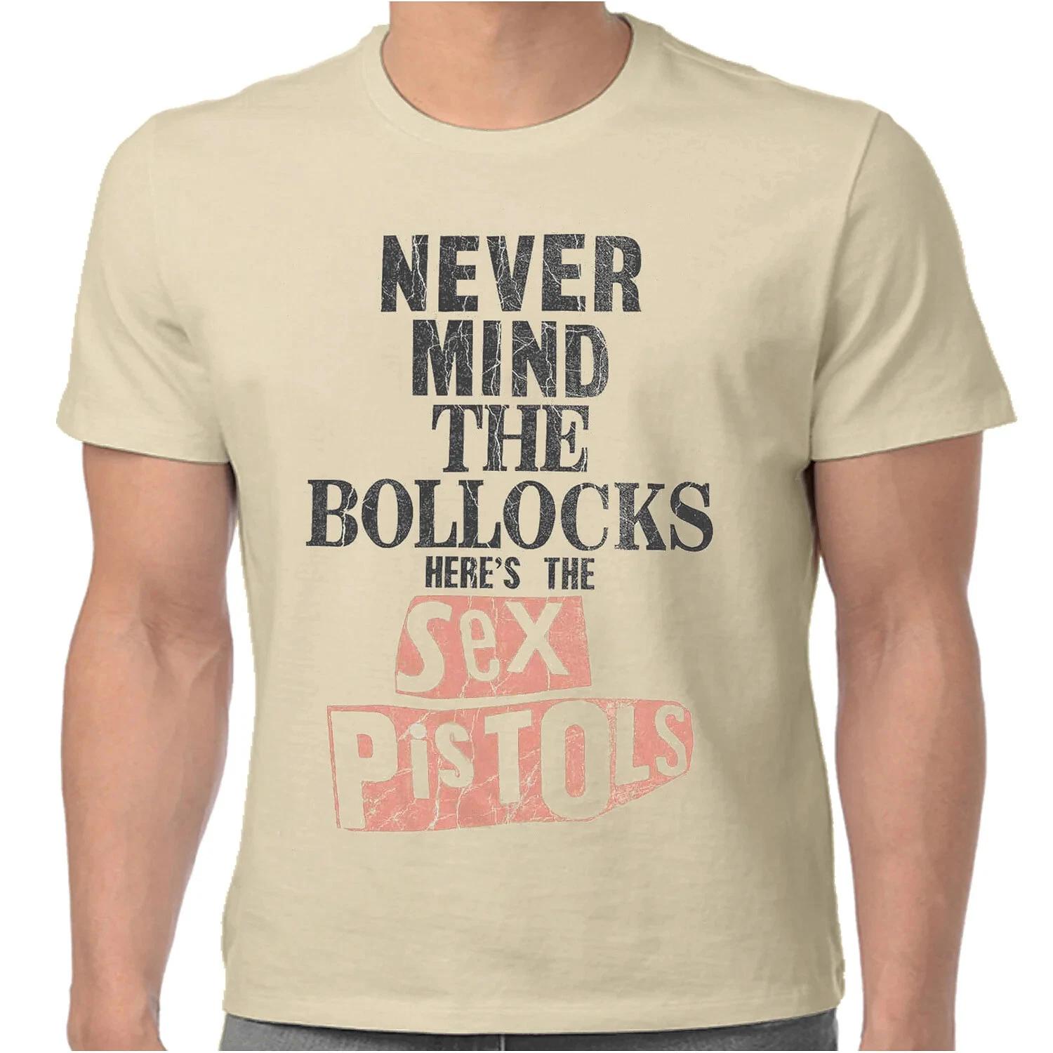 Official Sex Pistols T Shirt Never Mind The Bollocks Distressed New L