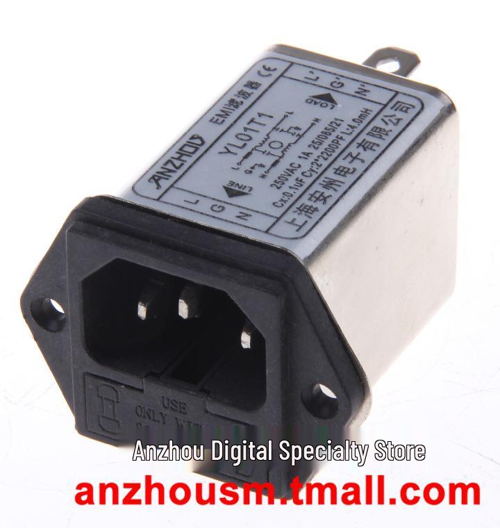 YL01T1-YL10T1 IEC Socket with Fuse Filter Inductor