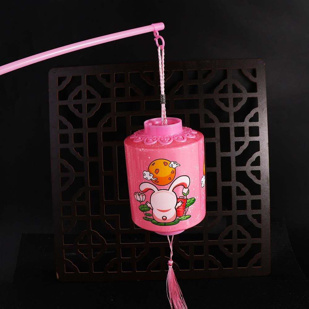 Round Cylinder Gift Chinese Mid-autumn Lamp Children Toys Festival Lanterns LED Lanterns