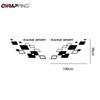 Car Racing Lattices Vinyl Sticker Lattices Decals Racing Sports Style Stripe Auto Body Side Door Decor Vinyl Decal DIY Stickers