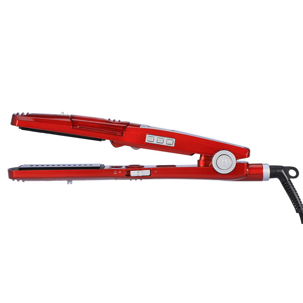 Kemei LED Temperature Display Hair Straightener Hair Straightening Flat Iron Styling Tool