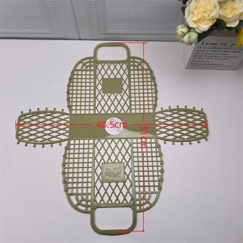 Plastic Bath Storage Basket Portable Hollow Out Quick Dry Bathroom Organizer for Home College Dorm Gym Shopping Use