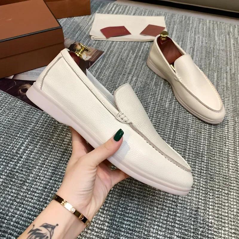 Loafers Designer Luxury Walking Shoes Shoes Loafers Men Other None Casual Shallow Adult Flats Women's Shoes Direct Selling