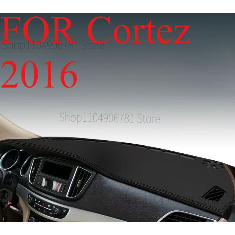FOR Cortez 2016 Car Dash Mat Dashmat Dashboard  Cover Sun Shade Dash Board Cover Carpet  Accessories