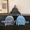 Washed Old Denim Mini Backpack