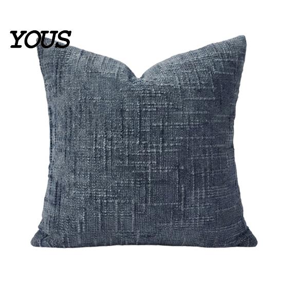 Smooth Zipper Pillow Cover Couch Throw Cover, Decorative Soft Cozy Chenille Case, Rustic Wrinkle-resistant Pillowcase Farmhouse Fall for Living