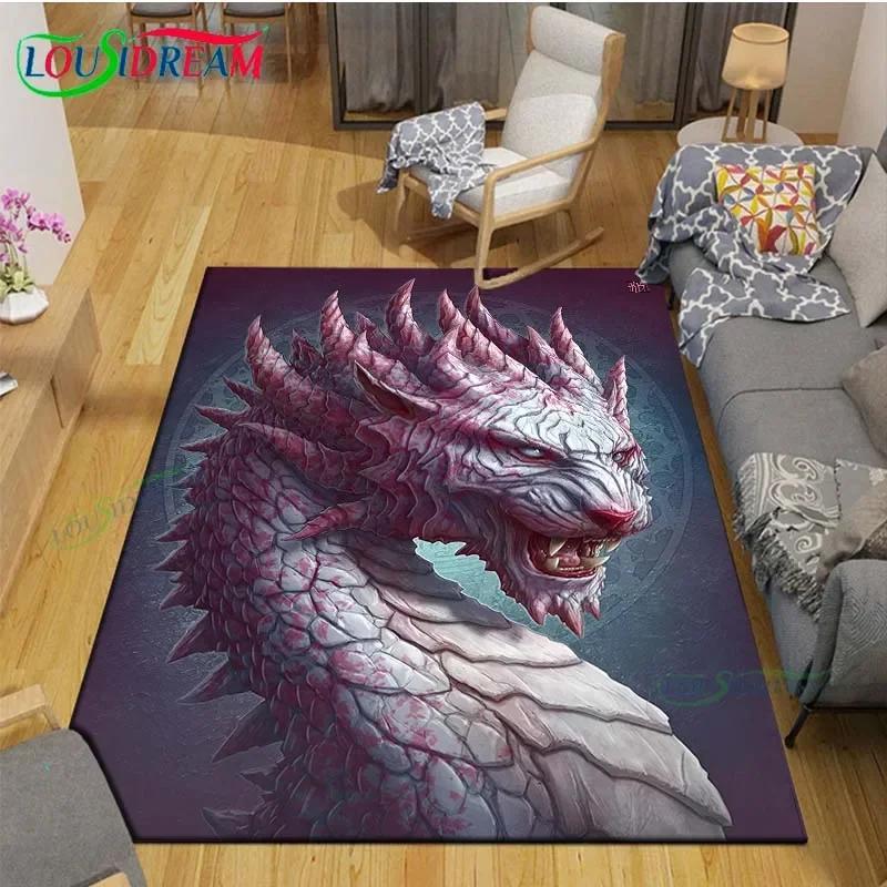 3D Fashion Myth Godman Mythical Beast Printed Carpet Living Room Anti-Skid Area Rug Kids Bedroom Mats Yoga Mat Carpet Decor Gift
