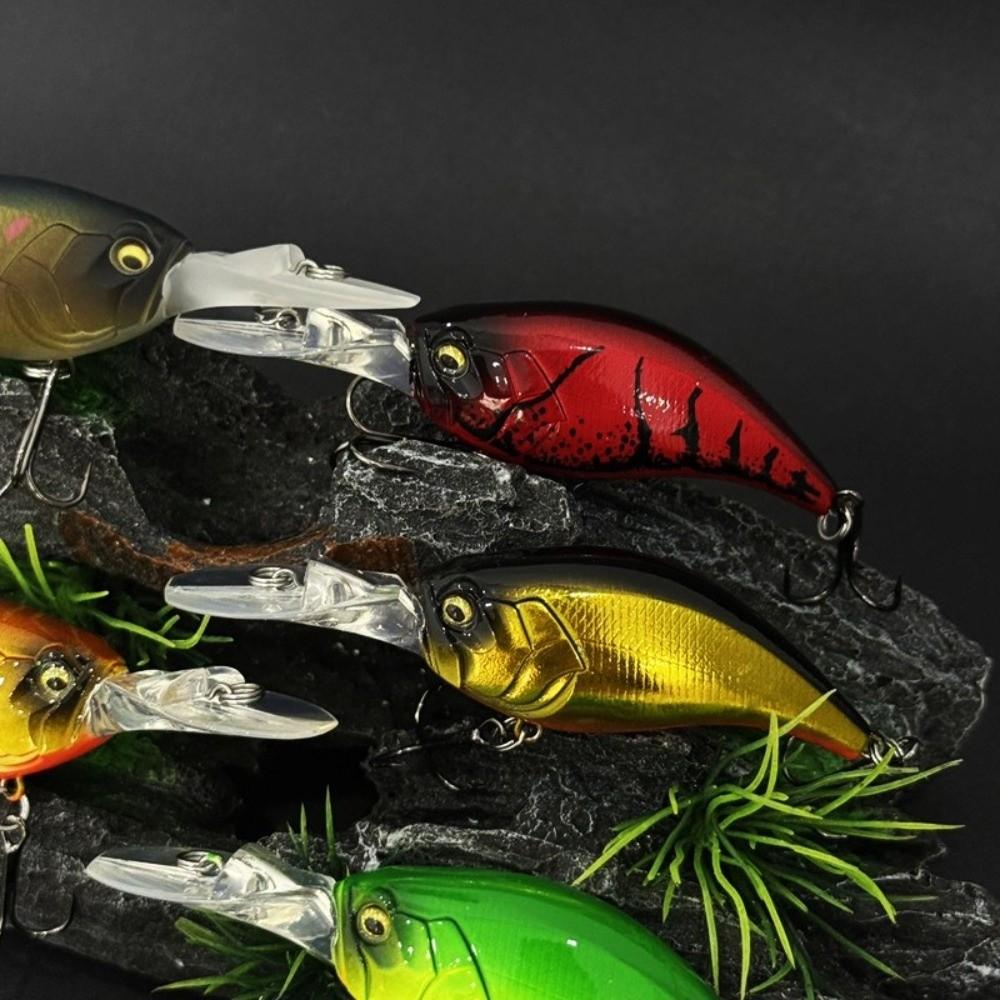 60mm Crankbait Fishing Lure Saltwater Swimbait Fishing Tackle  for Freshwater Saltwater Fishing