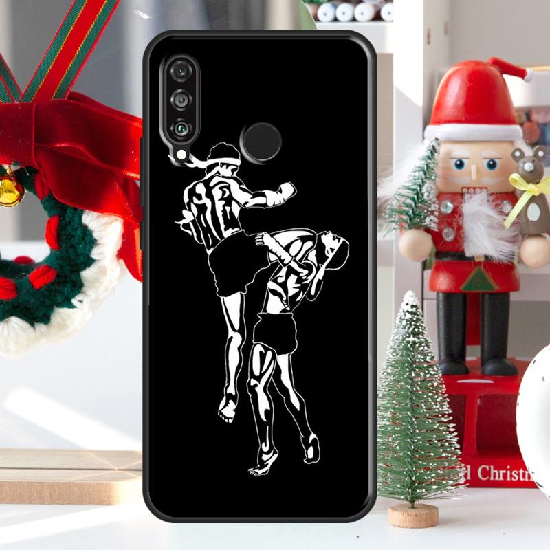 Muay Thai Fight Boxing For Huawei Nova Y73 Y60 Y70 Y90 Y72 Y61 Y91 7i 8i 11i 12i 12s 9 10 SE P20 P30 P40 Lite Case