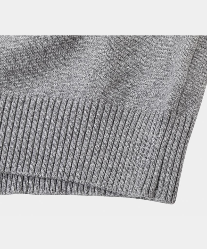 LETTERCOMO Essential Daily Round Knit Grey