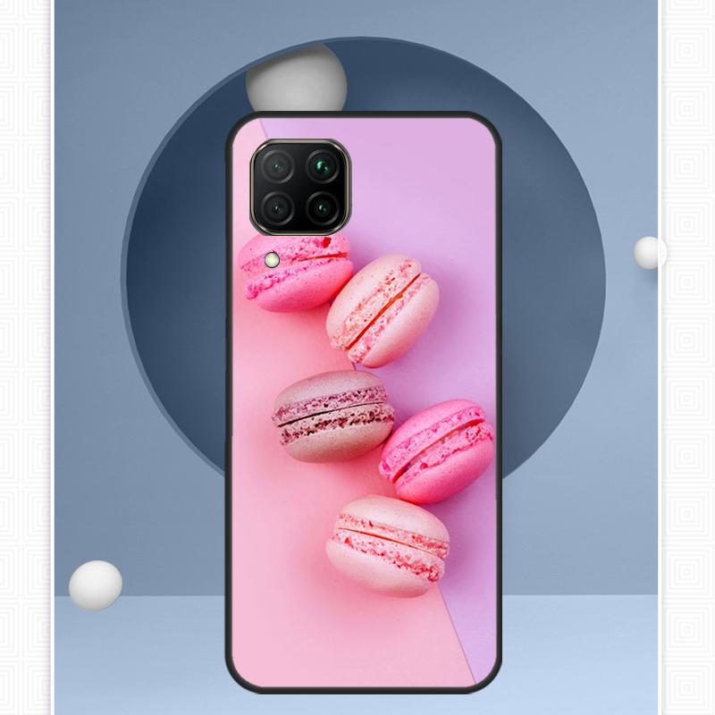 Macarons Cake Dessert Cute For Huawei Nova 12i 12s 11i 8i Y91 Y60 Y70 Y72 Y90 Y61 9 10 SE P20 P40 Lite P30 P60 Pro Case
