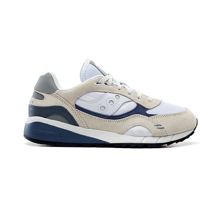Saucony Shadow 6000 White Grey Navy Unisex Sneakers S70674-6