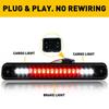 Für 88-1998 Chevy GMC K1500 C1500 Schwarze LED Dritte 3. Brems-Ladeflächenleuchte Lampe NEU
