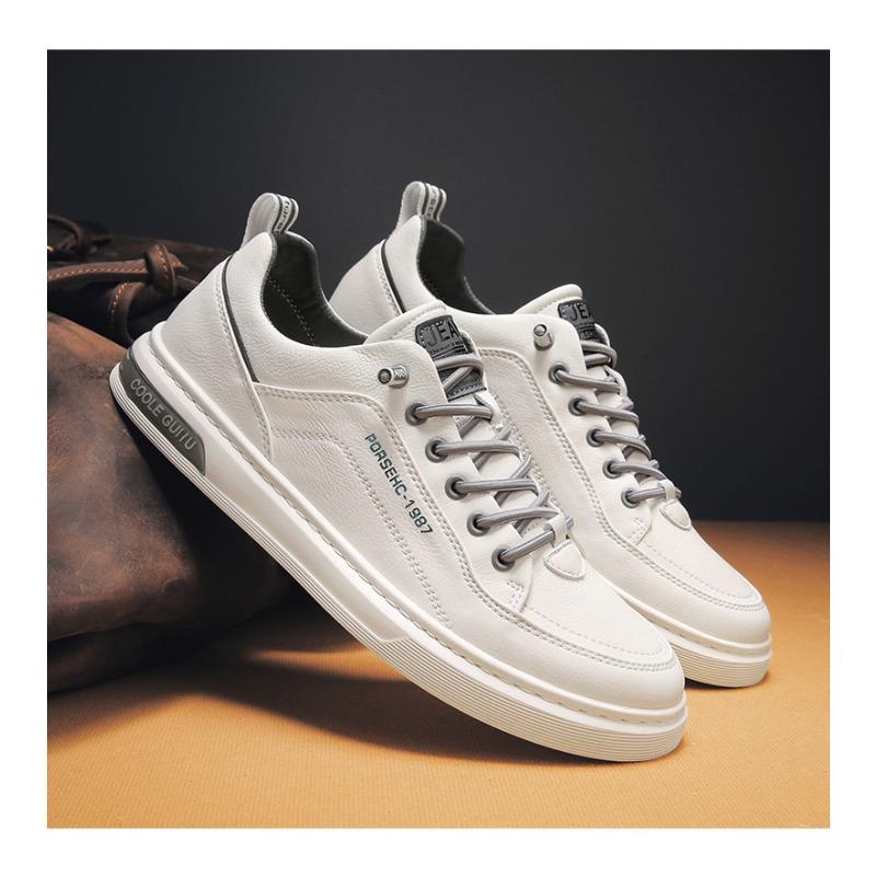 Men's Shoes, Casual Leather Shoes, Korean Version of The Trend of The Hundred Sports Tide Shoes, Men's Small White Board Shoes