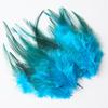 Rooster Feather 3-5inches for Crafts Grizzly Chicken Saddle Fly Tying Feather Dream Cather Jewelry Earring Accessory