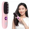 Escova de Cabelo Aquecida Sem Fio BlueCrest, Alisador e Modelador 2 em 1, 3 Configurações de Temperatura (160-200℃), Tipo-C, Recarregável, Aquecimento Rápido, Compacto, Leve