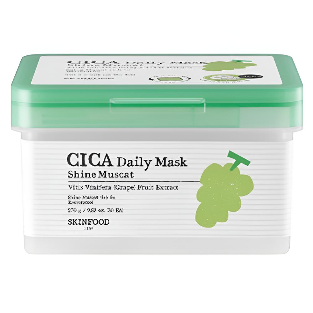 [SKINFOOD] Shine Muscat Cica Daily Mask 30 Sheets / 270 g