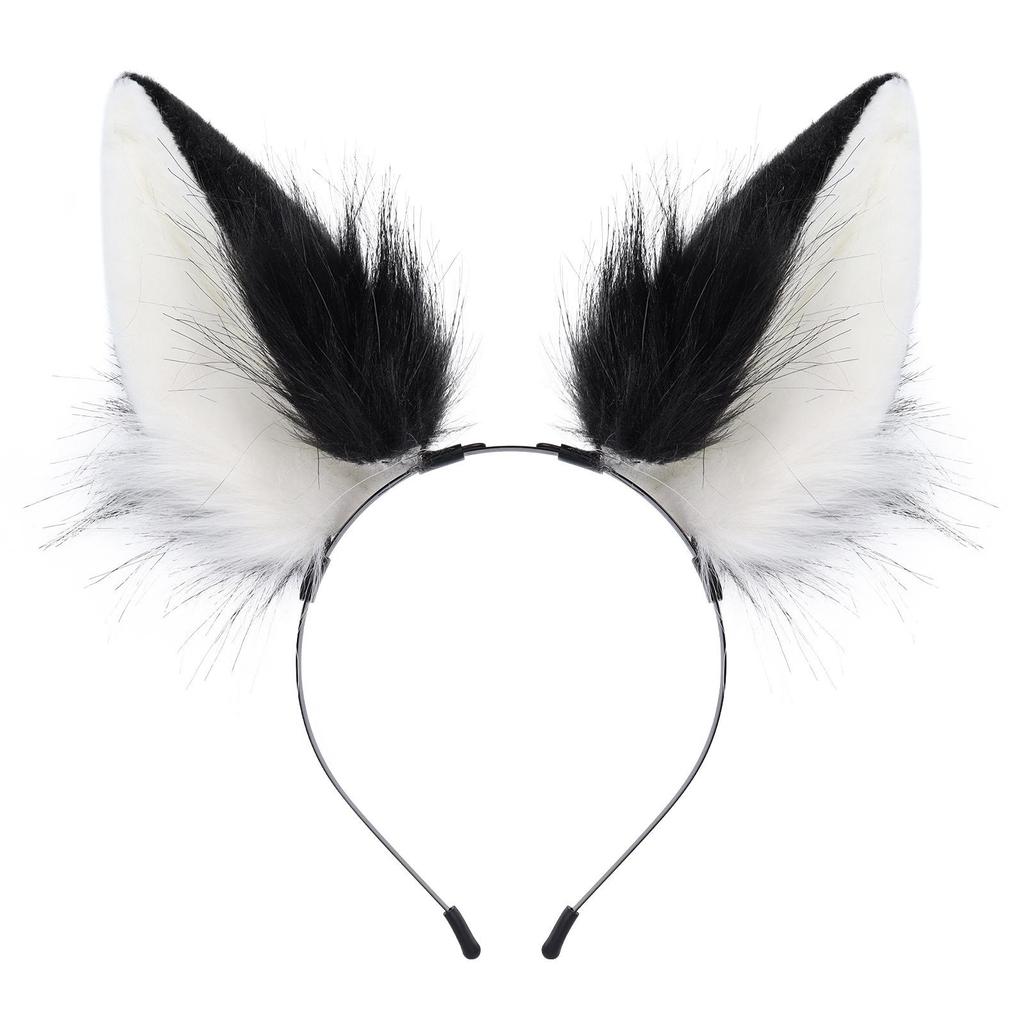 Handmade Plush Cat Ear Headband for Cosplay