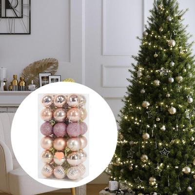 36Pcs Christmas Ball Decoration Hanging Pendant Gifts Ornament Decorative for Door Living Room