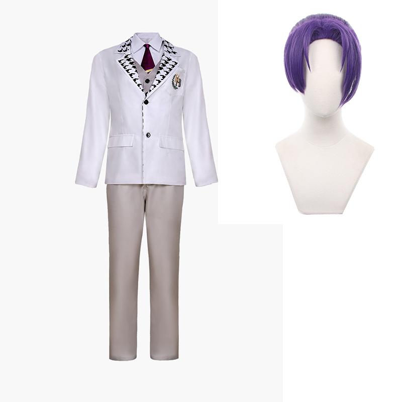 Blue Lock Anime Cosplay Kostüm Perücke Episode Nagi Seishiro Reo Mikage Dk Schuluniform Weiße Stickerei Jacke Halloween Anzug
