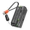 Metal Battery Chargers Case 21700 Battery and PD22.5W Fast Charge Real Time Monitoring Mobile Power Box