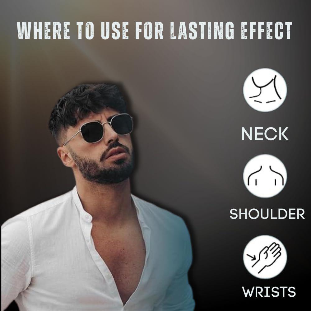 V WYLD Beast Luxury Perfume, Mens Perfume Tailored for Indian Skin Chemistry with Long Lasting Fragrance 100ml Blue