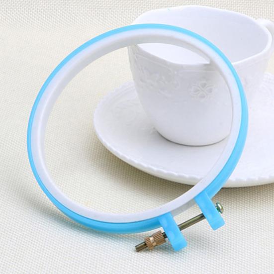 Kunststoff-Kreuzstichmaschine, verstellbarer Stickrahmen, Ring, Nähen, 13–27,5 cm