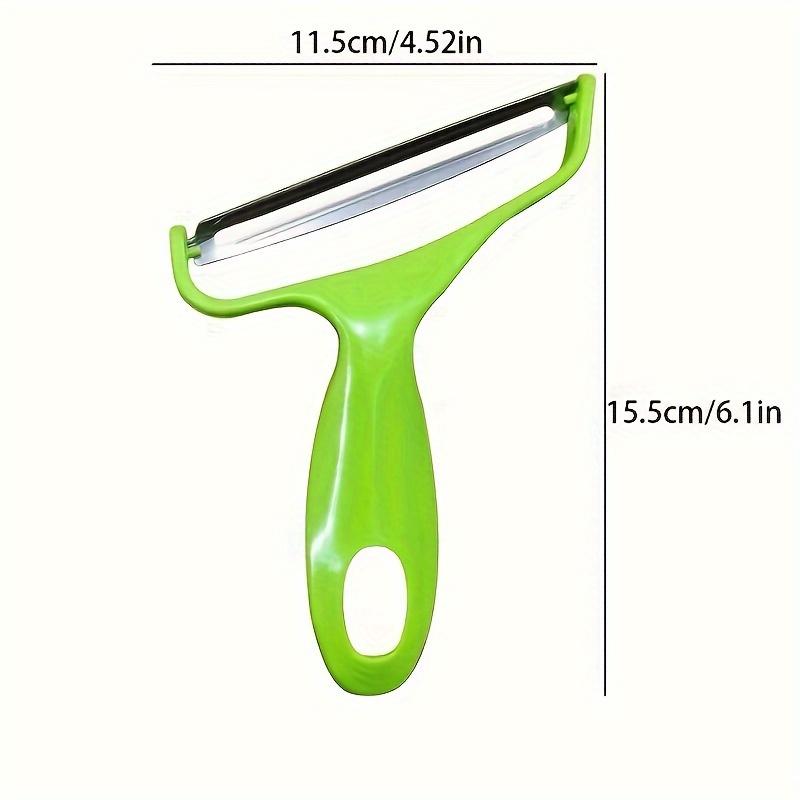 

1 шт. Многофункциональная овощерезка, шинковка для капусты, овощечистка с широким лезвием, кухонные гаджеты для нарезки и шинковки фруктов и овощей зелёный