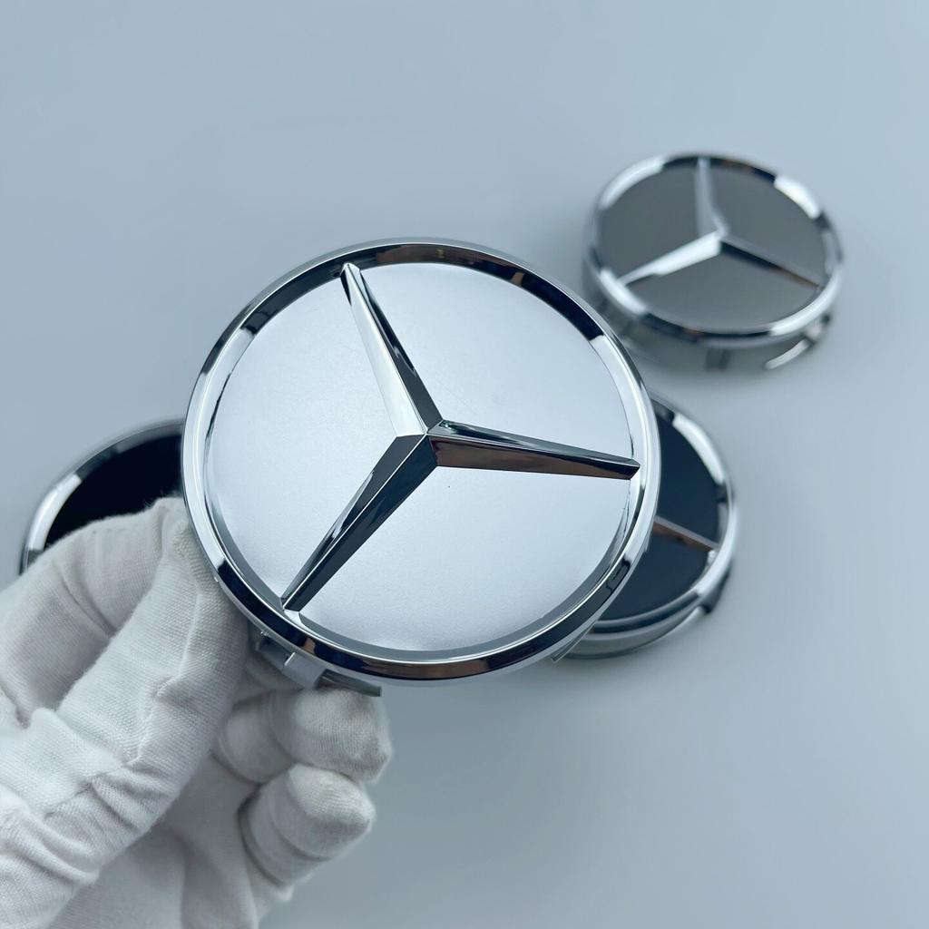 4pcs-AAA-75mm Glossy Black Car Wheel Center Logo Hub Cap For Mercedes Benz AMG W211 W205 W213 W203 C218 A207 CLA CLS E Class